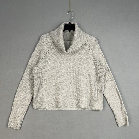 Banana Republic Sweaters - Banana Republic Sweater Womens Medium Gray Wool Alpaca Quiet Luxury Cozy Minimal